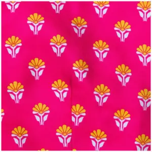 Yellow Pink Checks Satin Georgette Saree - Sunheri - AmbarTaara Designs