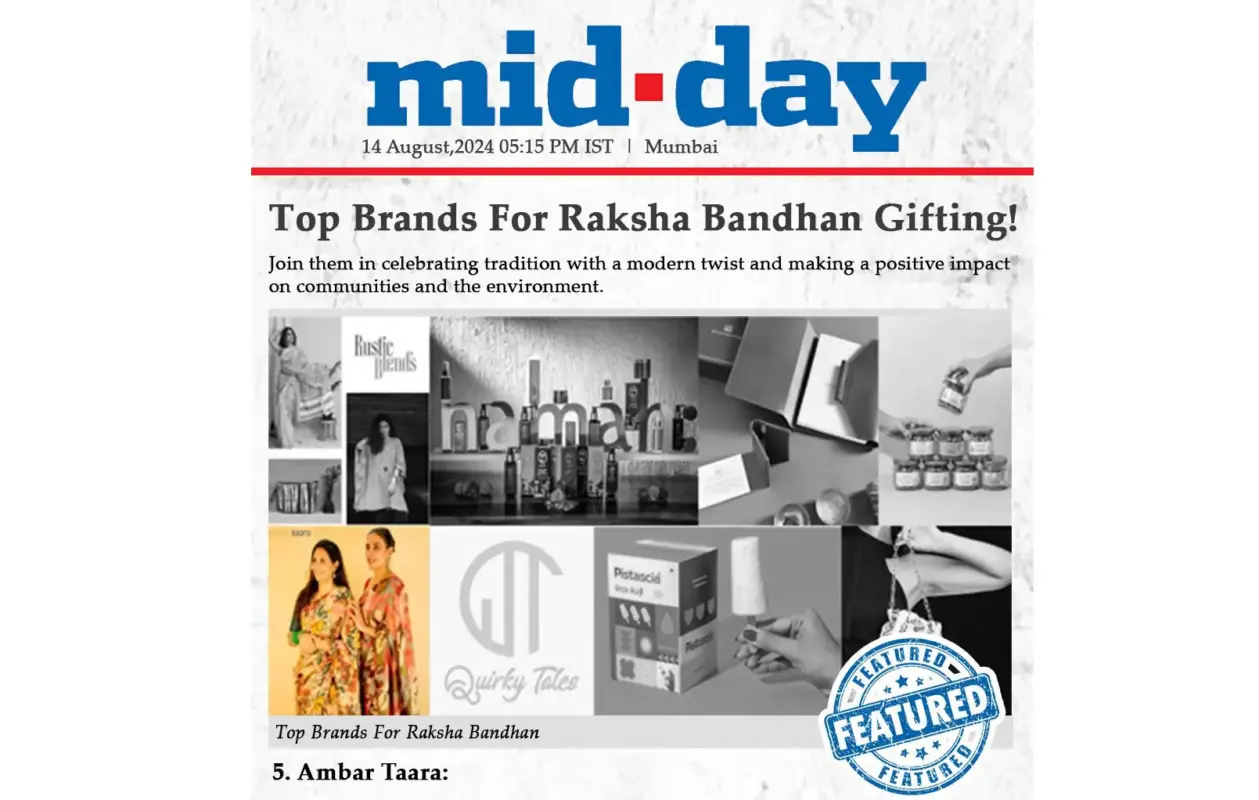 AmbarTaara Designs - Featured in Mid-Day