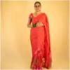 Pink Pure Kota Doria Saree - Gulabo - AmbarTaara Designs